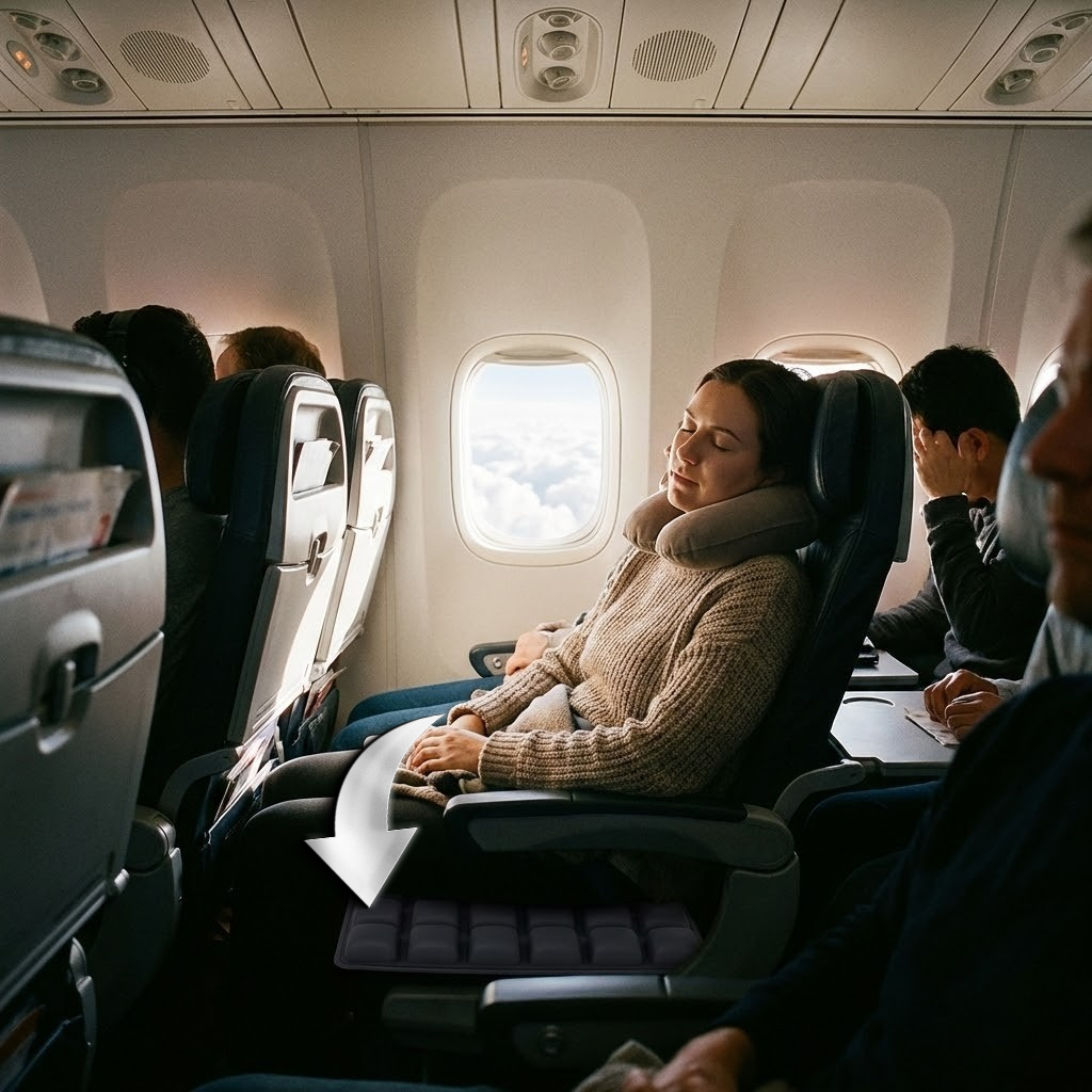 Cojín de Aire Ergonómico 3D - Alivio Instantáneo para Coxis y Espalda