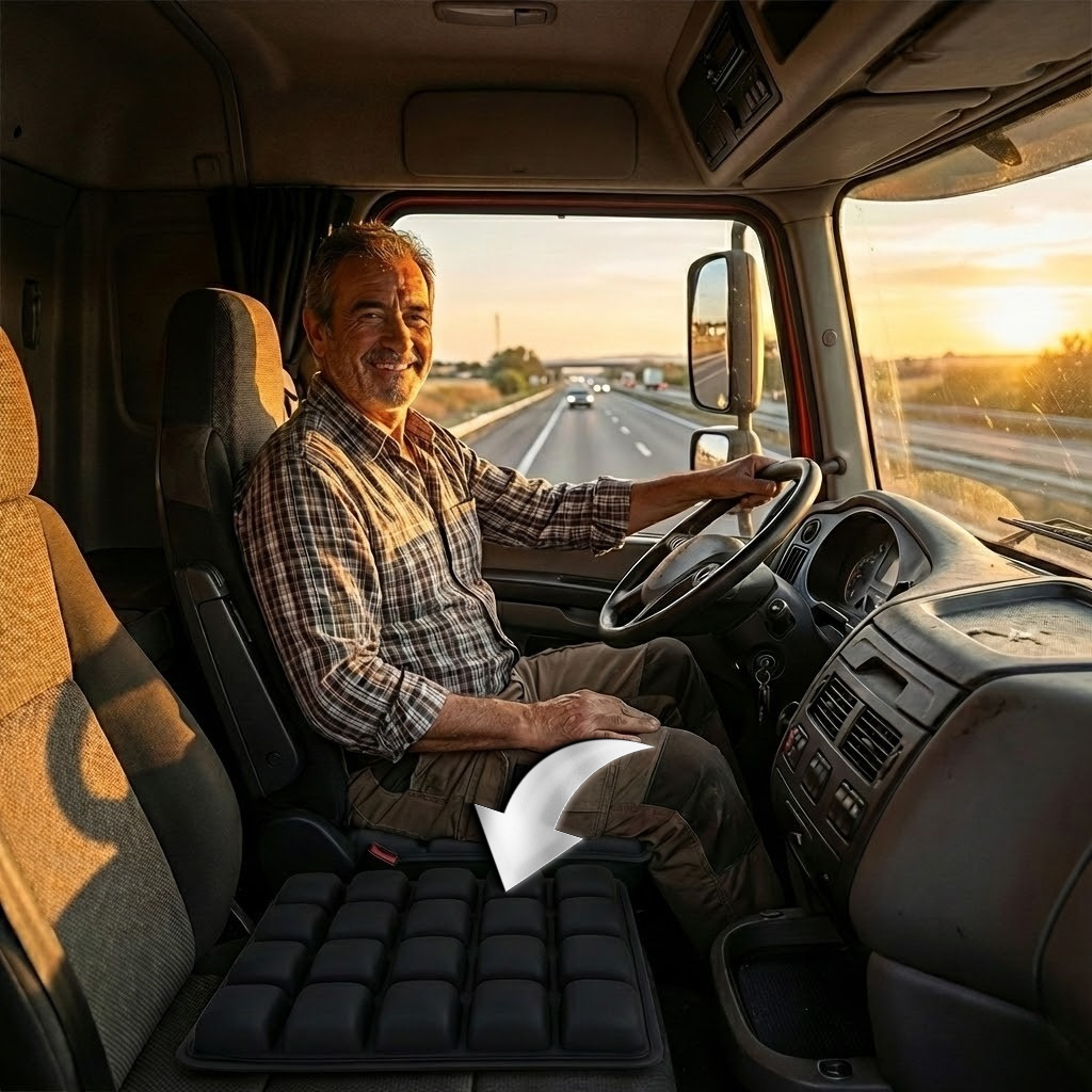 Cojín de Aire Ergonómico 3D - Alivio Instantáneo para Coxis y Espalda