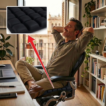 Cojín de Aire Ergonómico 3D - Alivio Instantáneo para Coxis y Espalda