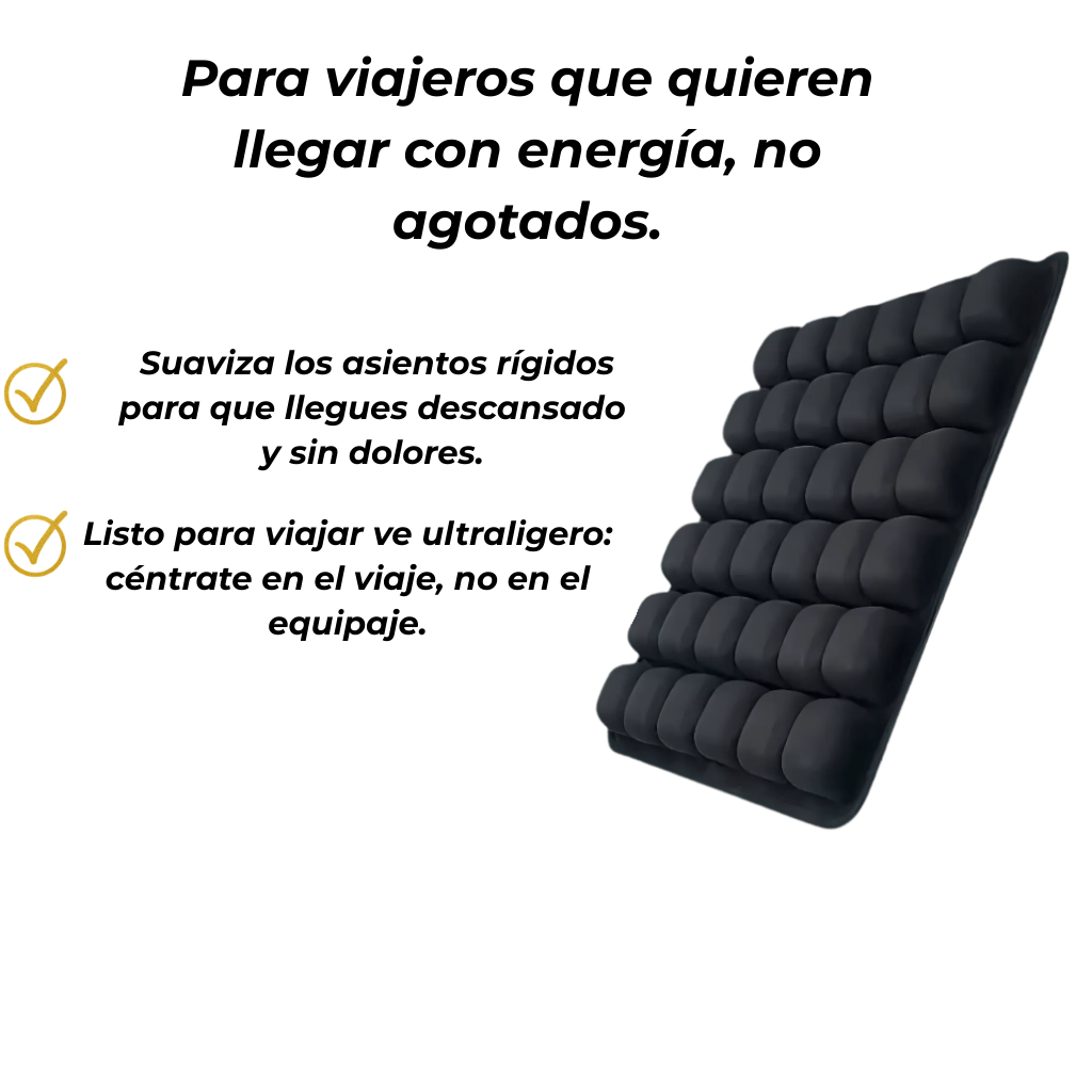 Cojín de Aire Ergonómico 3D - Alivio Instantáneo para Coxis y Espalda