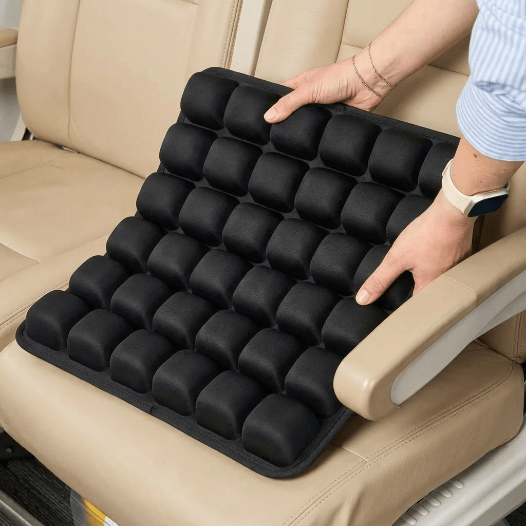 Cojín de Aire Ergonómico 3D - Alivio Instantáneo para Coxis y Espalda